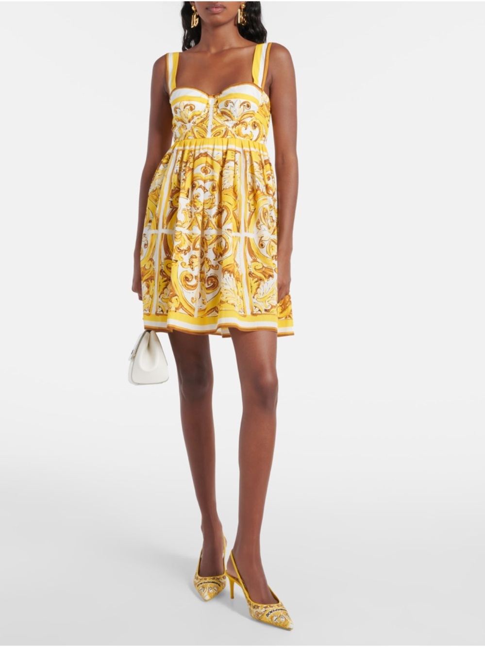 Yellow Dolce & Gabbana Print Sundress